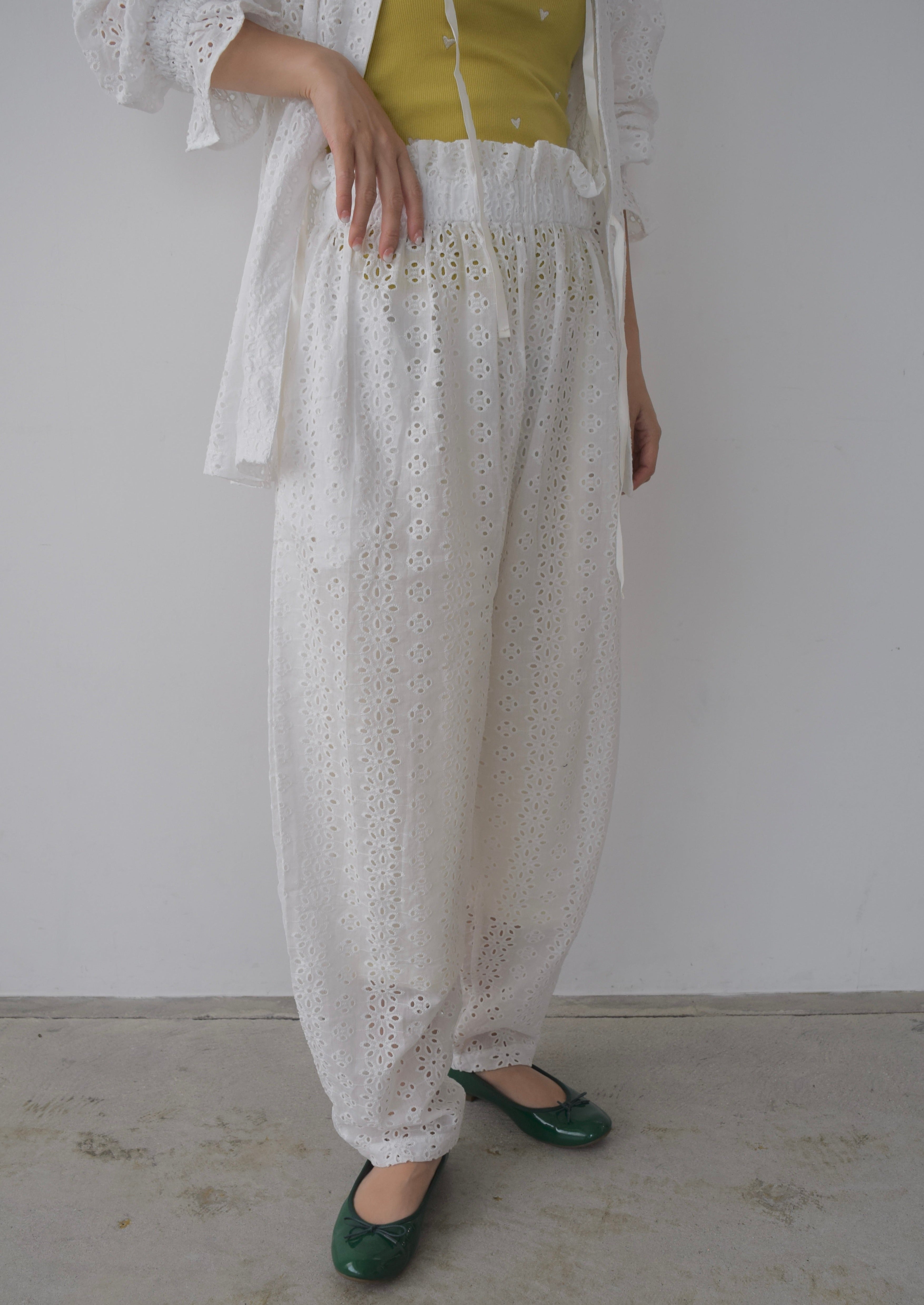 waist ruffle pants – hjerte