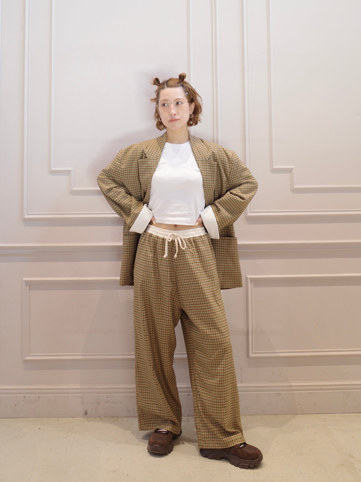 check rough pants