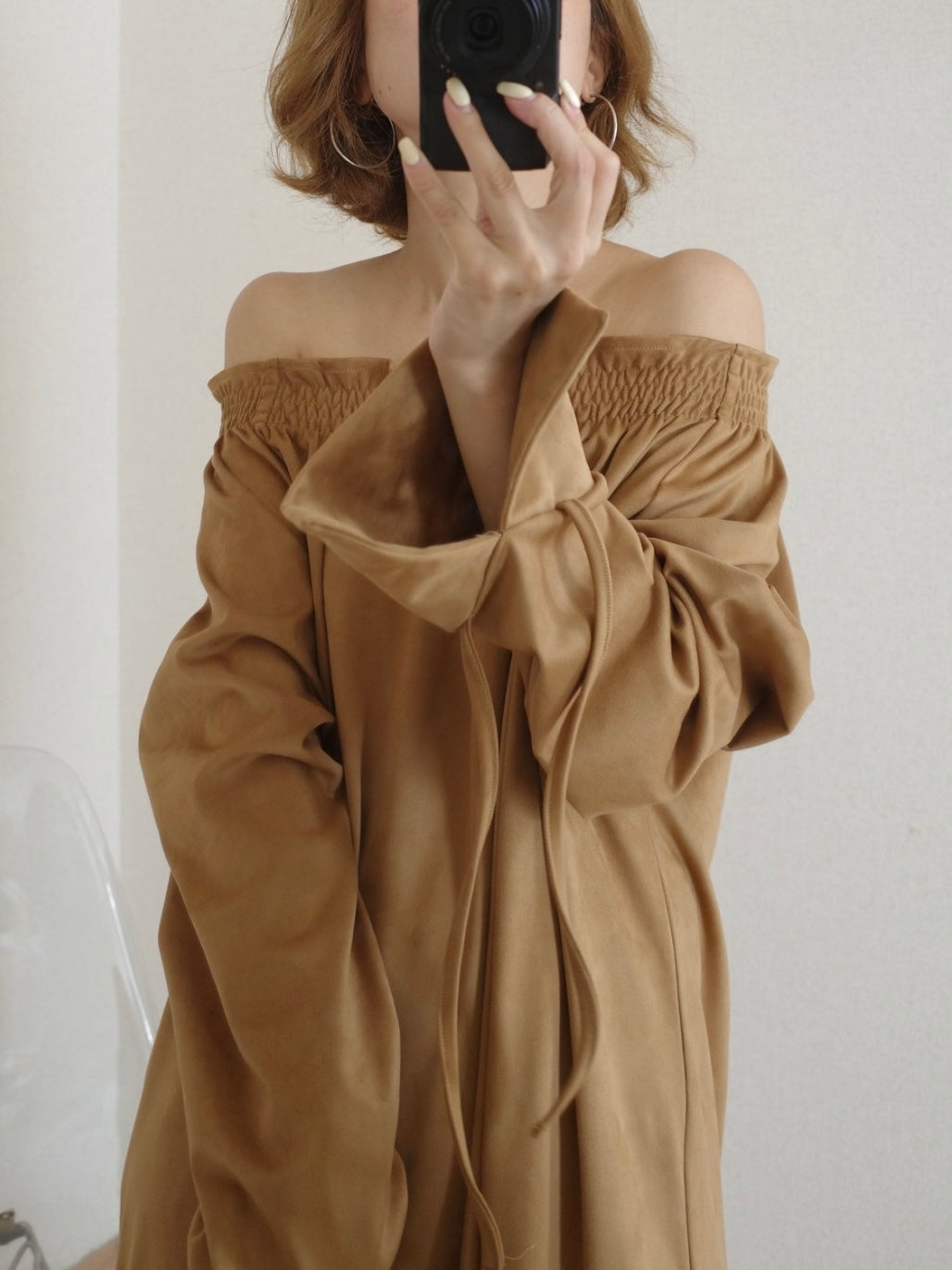 suede airy onepiece