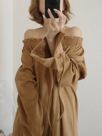 suede airy onepiece