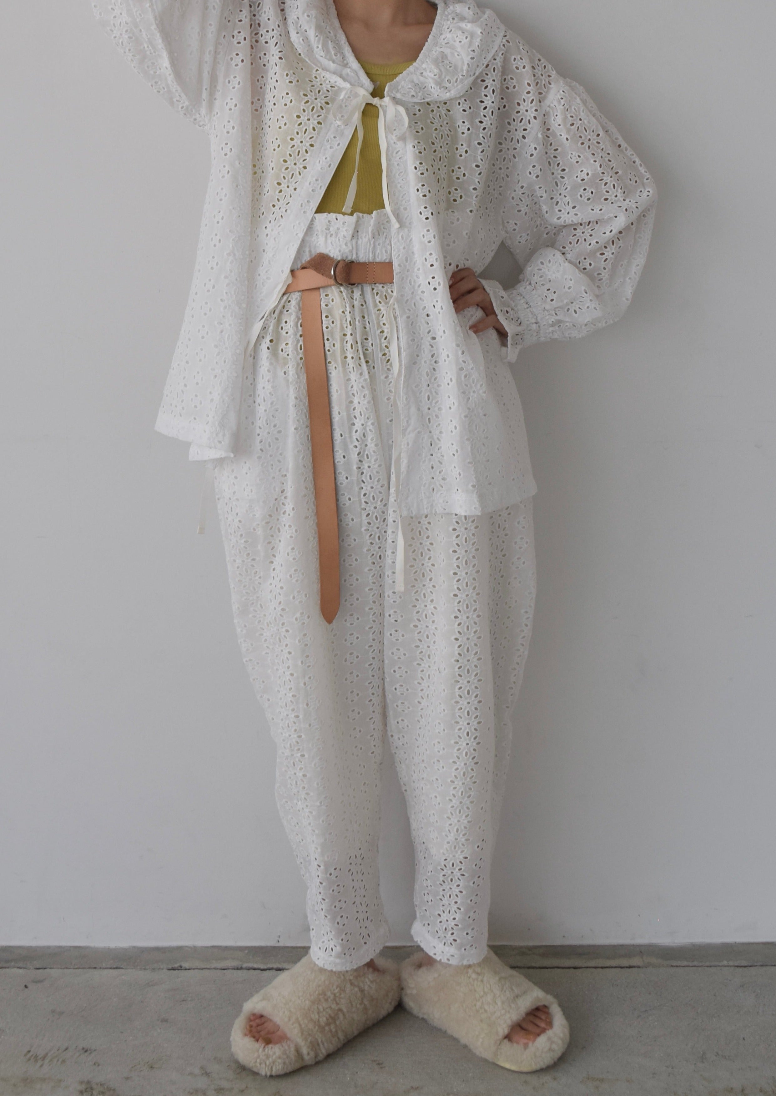 パンツ hjerte waist ruffle pants – hjerte