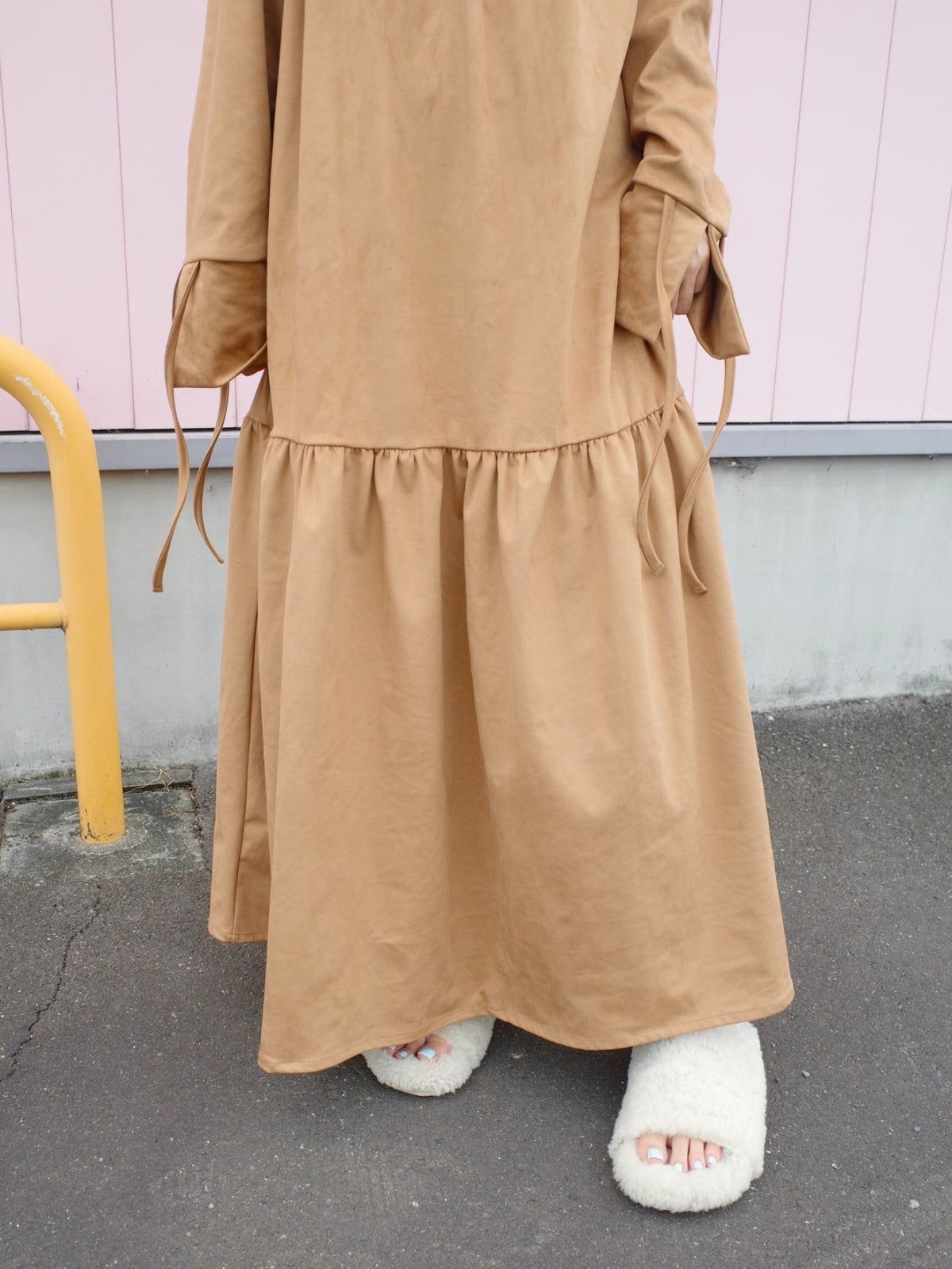suede airy onepiece