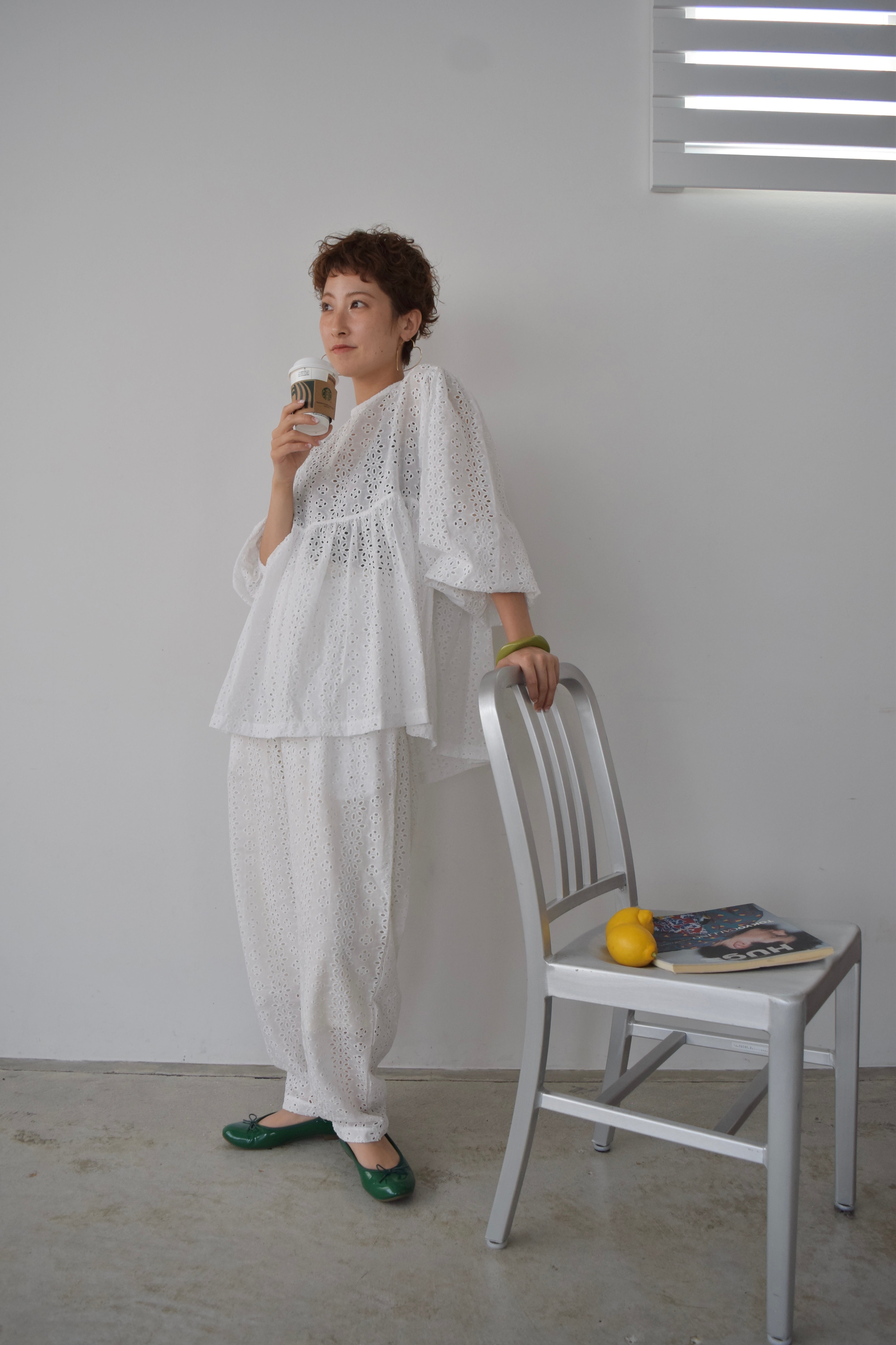 パンツ hjerte waist ruffle pants – hjerte