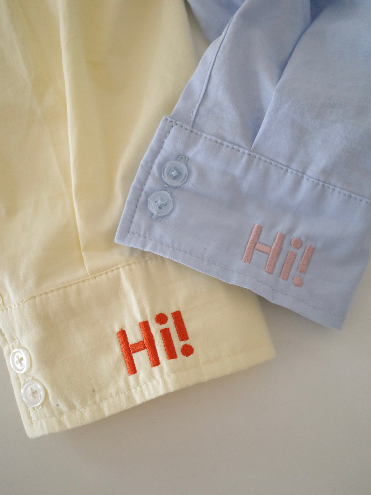greeting over shirts