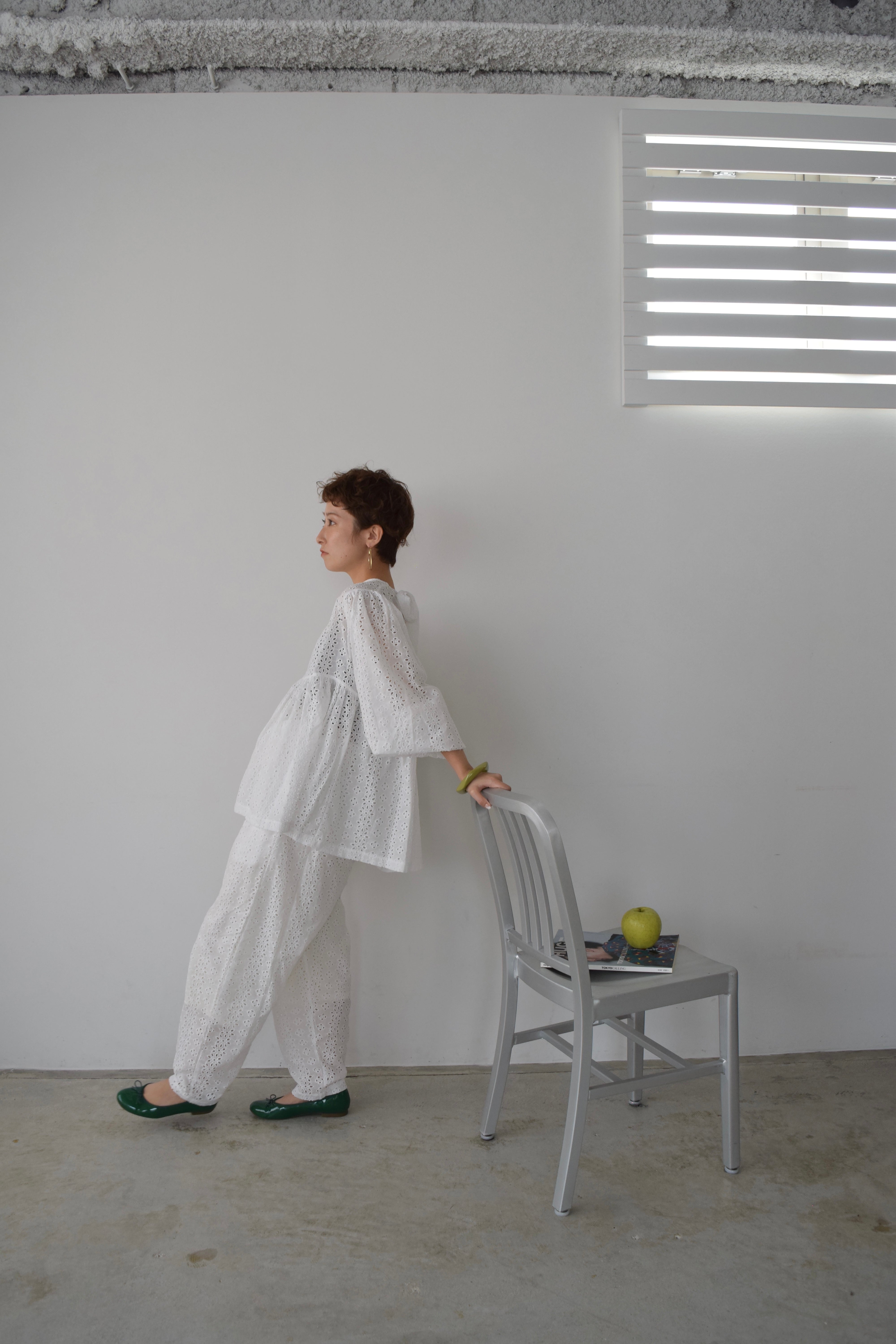 waist ruffle pants – hjerte