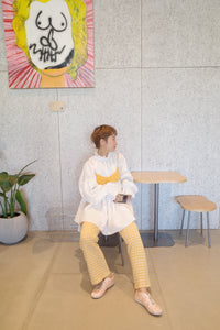 gather flare tunic