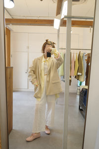 bi-color wool jacket