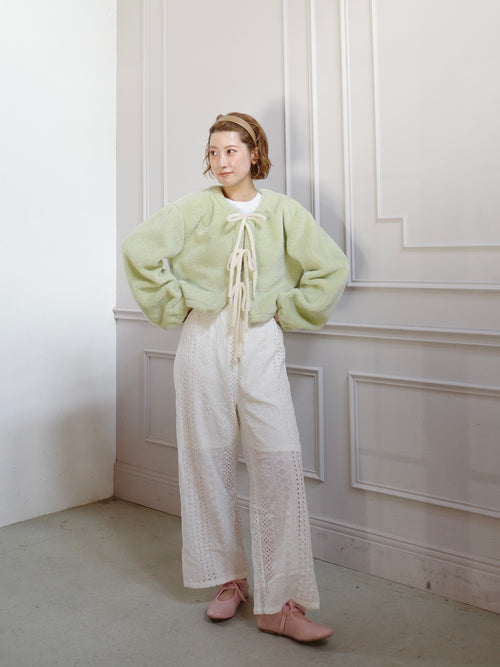 switching lace pants