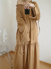 suede airy onepiece