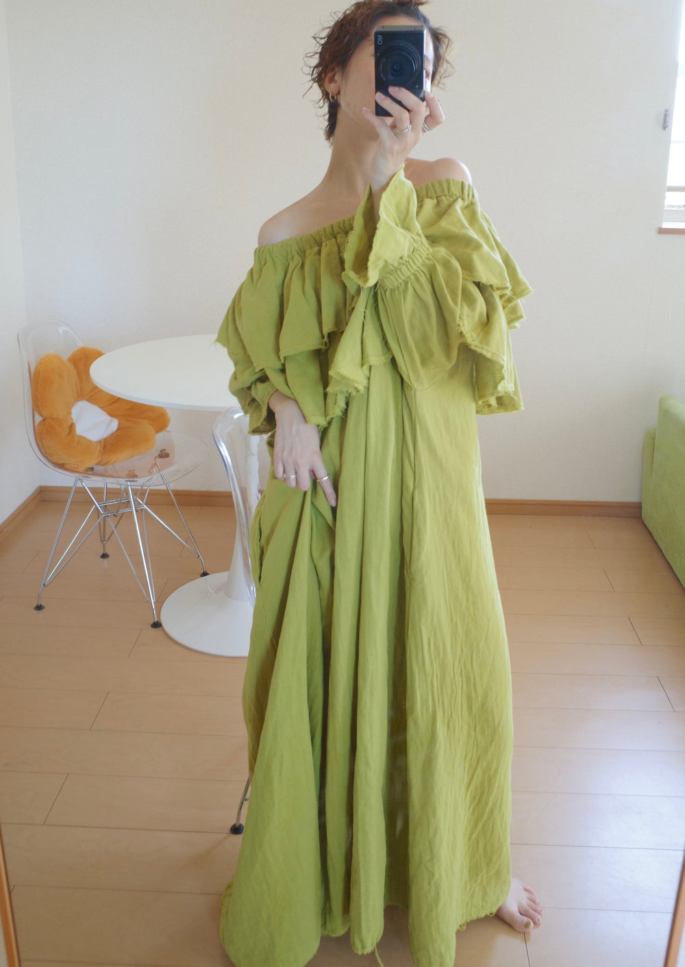offshoulder volume one piece – hjerte