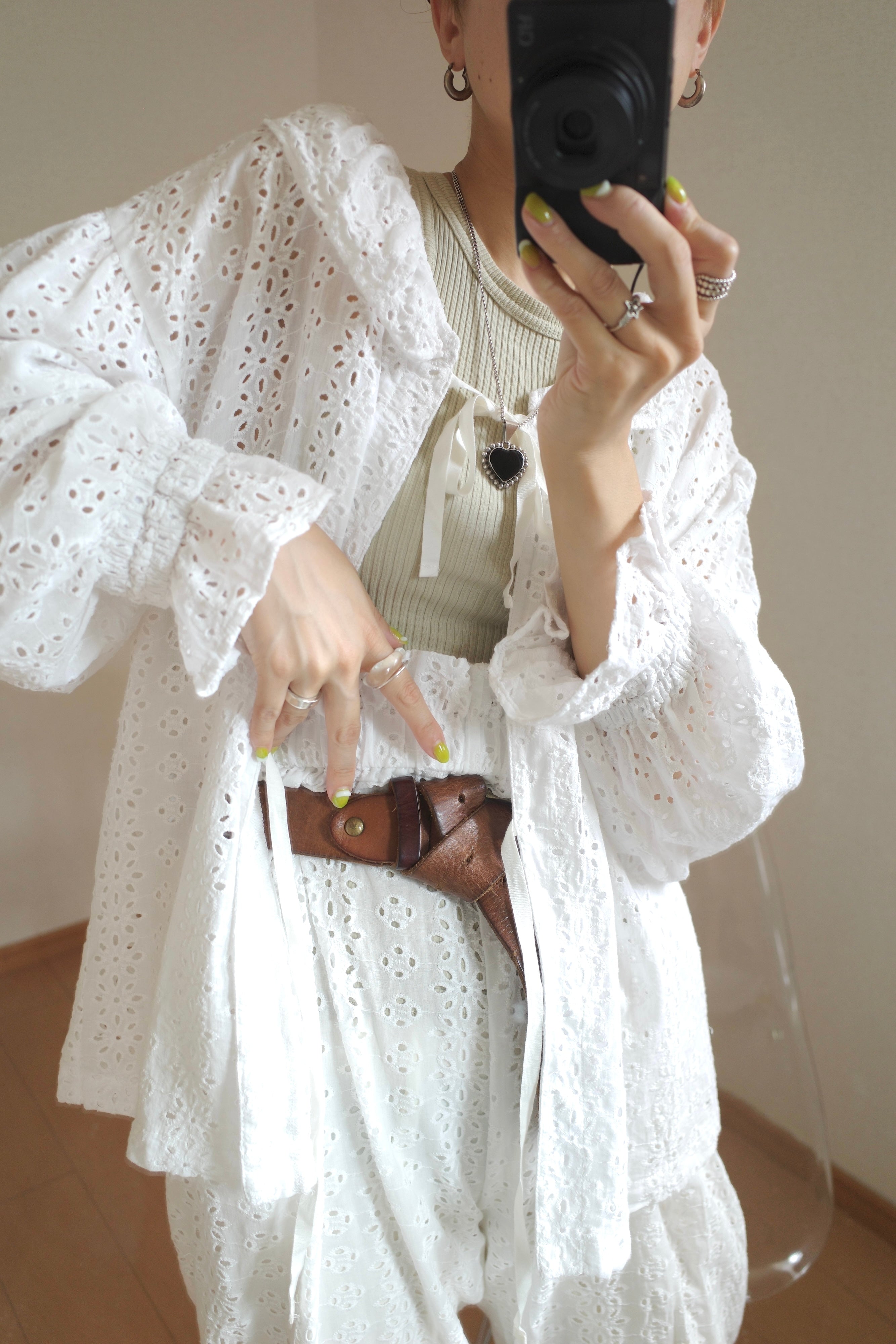 waist ruffle pants – hjerte