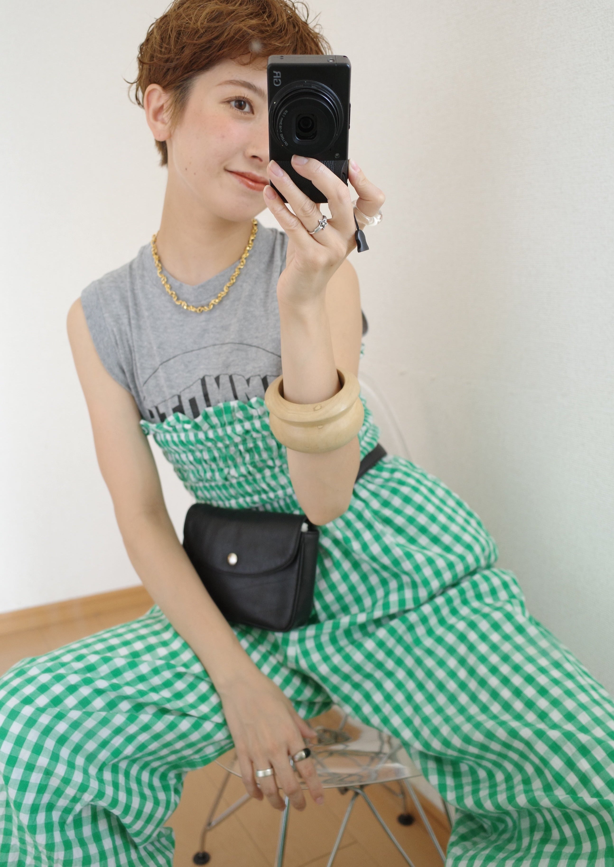 Check Wide Combinaison 美品】TODAYFUL Box Wide Combinaison